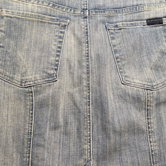 7 for all mankind Denim Skirt Size 28 - Picture 15 of 16